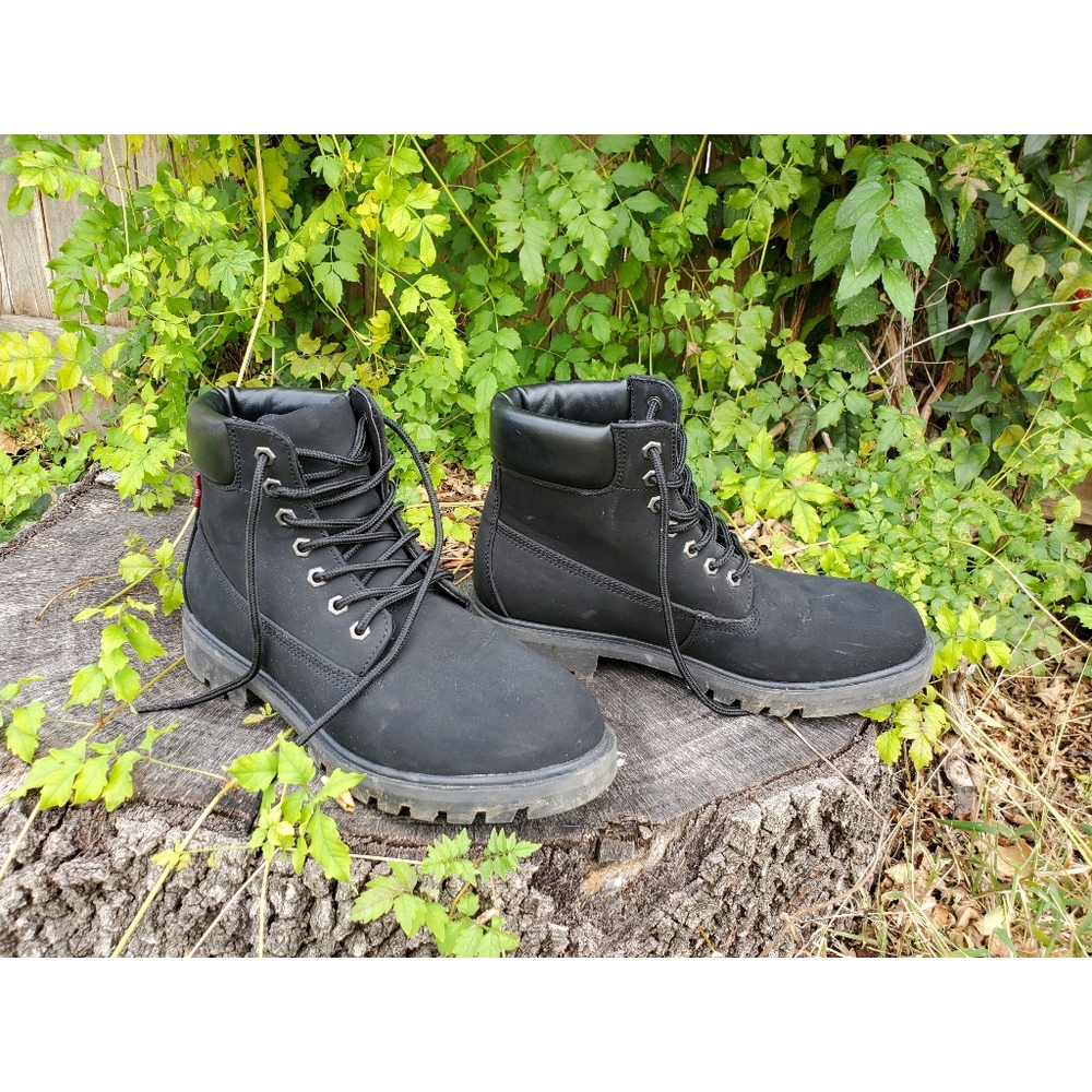 Levis Black Work Boots